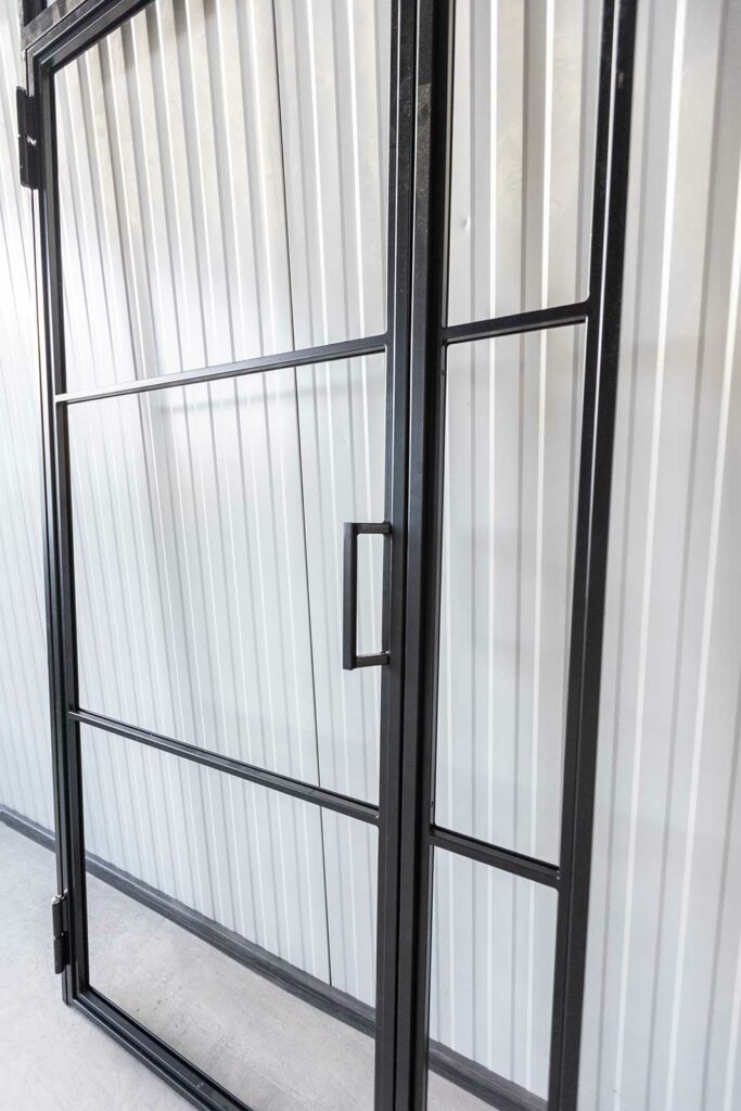 Stahl Meister Stahl Loft Tuer Glastrennwand Drehtuer Oberlicht Seitenteil Glastuer Windfang 826a1623
