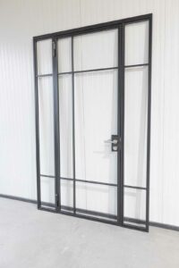 Stahl Meister Stahl Loft Tuer Glastrennwand Drehtuer Schlosskasten Seitenteil Windfang Lofttuer Glastuer 826a1613