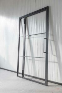 Stahl Meister Stahl Loft Tuer Glastrennwand Drehtuer Seitenteil Lofttuer Glastuer Windfang 826a1722