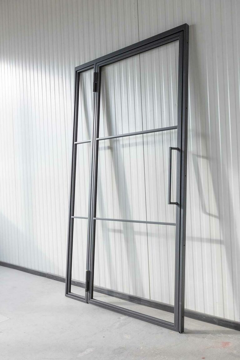 Stahl Meister Stahl Loft Tuer Glastrennwand Drehtuer Seitenteil Lofttuer Glastuer Windfang 826a1722
