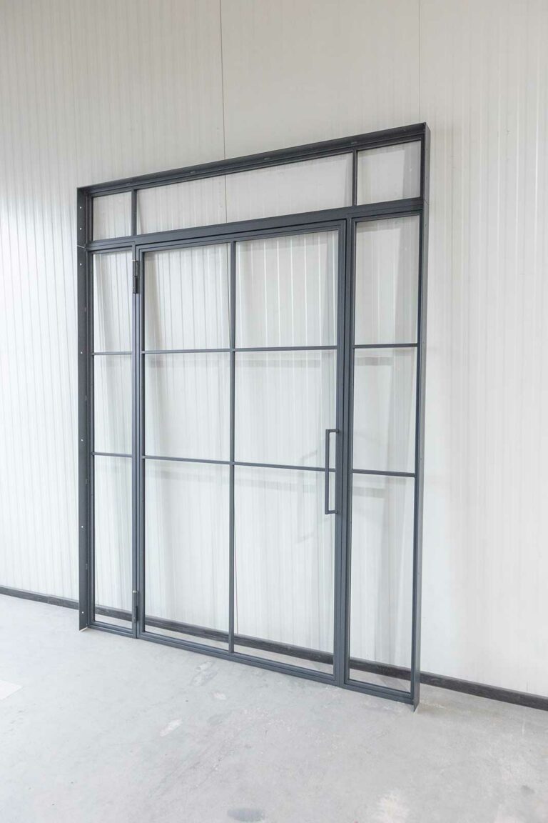 Stahl Meister Stahl Loft Tuer Glastrennwand Drehtuer Seitenteil Oberlicht Drehtuer Mauerwerkszarge Mauerwerksverbinder 826a1710