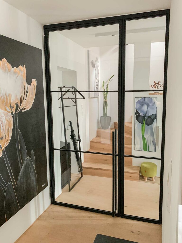Stahl Meister Stahl Loft Tuer Glastrennwand Drehtuer Windfang Glastuer Designtuer Lofttur Loftdoor Img 4465