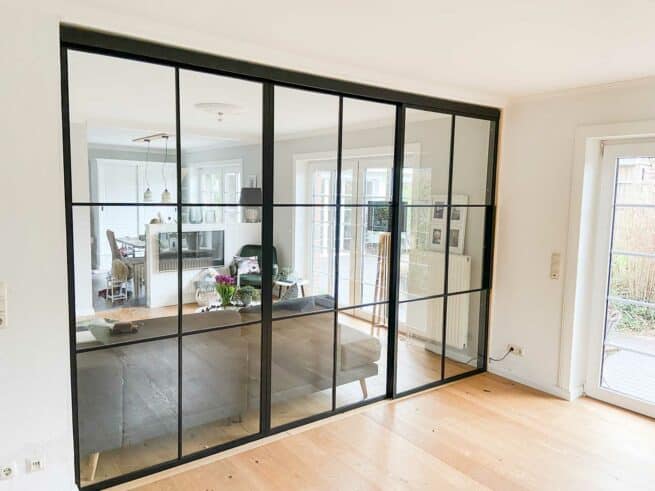 Stahl Meister Stahl Loft Tuer Glastrennwand Schiebetuer Lofttuer Windfang Designtuer Glastuer Raumtrenner Img 2041, Loft Türen