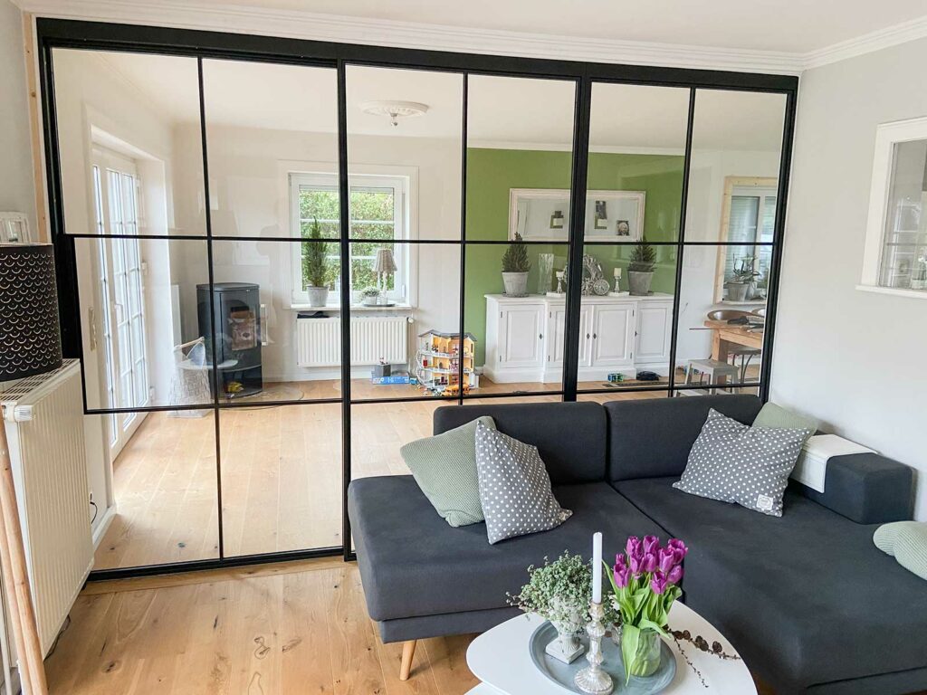 Stahl Meister Stahl Loft Tuer Glastrennwand Schiebetuer Lofttuer Windfang Designtuer Glastuer Raumtrenner Img 2042