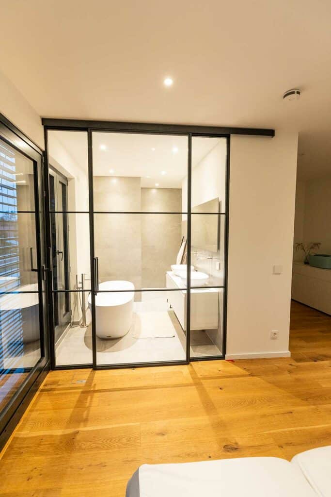 Stahl Meister Stahl Loft Tuer Glastrennwand Schiebetuer Lofttuer Windfang Designtuer, Loft Türen Metallrahmen Stahlrahmen