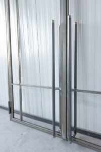 Stahl Meister Stahlmeister Doppeltuer Drehtuer Stahl Loft Tuer Rohstahl Transparent Lackiert Lofftuer Windfang Glastuer 826a1609