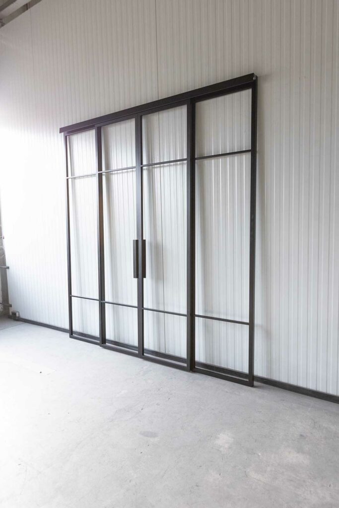 Stahl Meister Stahlmeister Stahl Loft Schiebetuer Doppel Schiebetuer Glastrennwand Windfang Designtuer Stahlrahmen Metallrahmen Lofttuer 826a1506