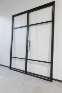 Stahl Meister Stahlmeister Stahl Loft Tuer Glastrennwand Drehtuer Seitenteil Metalltuer Stahlrahmen Glastuer 826a1549