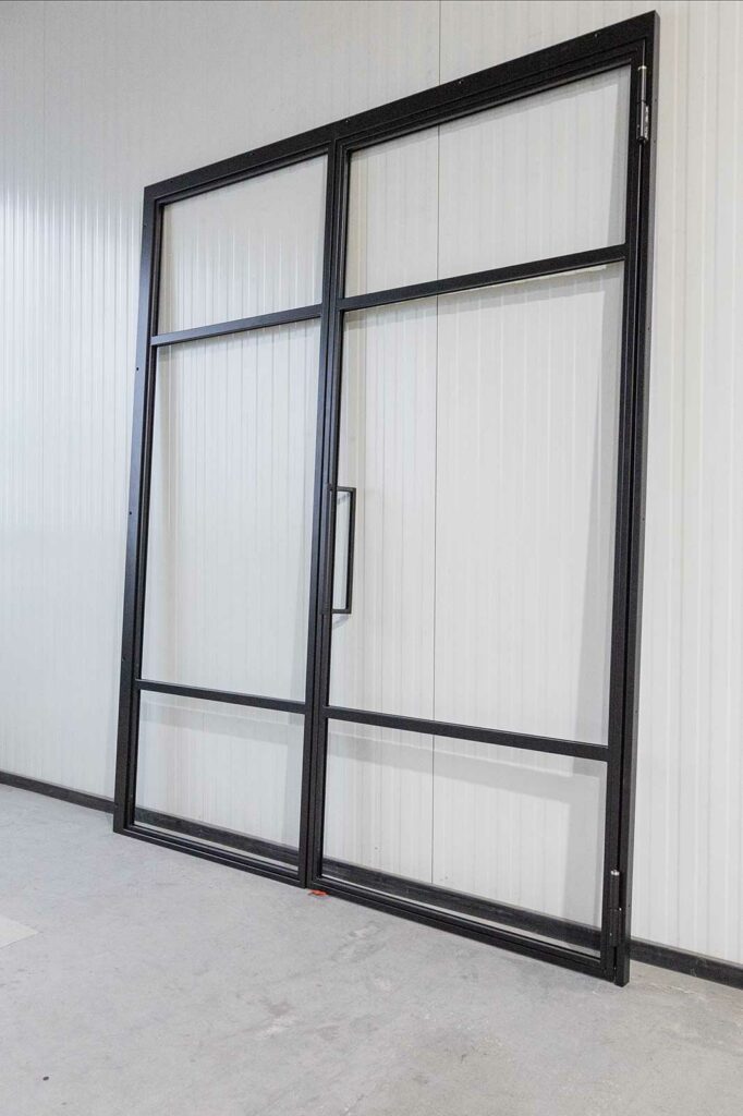 Stahl Meister Stahlmeister Stahl Loft Tuer Glastrennwand Drehtuer Seitenteil Metalltuer Stahlrahmen Glastuer 826a1549