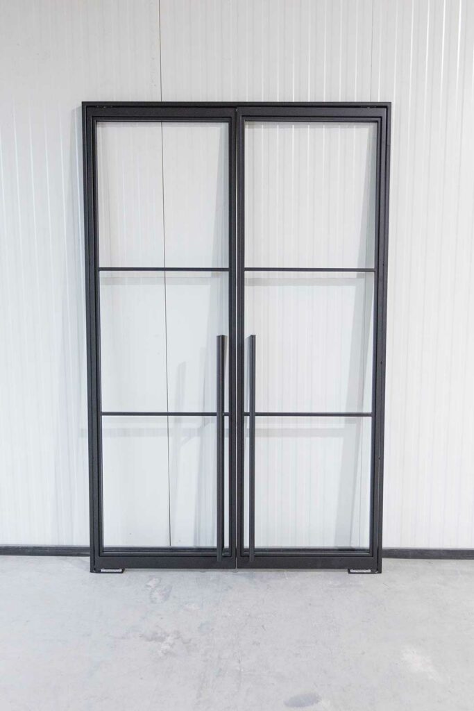 Stahl Meister Stahlmeister Stahl Loft Tuer Doppeltuer Pivottuer Schwingtuer Stahlrahmen Glastuer Metallrahmen Windfang 826a1535