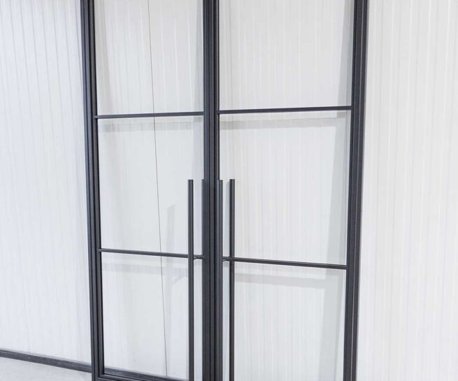 Stahl Meister Stahlmeister Stahl Loft Tuer Doppeltuer Pivottuer Schwingtuer Stahlrahmen Glastuer Metallrahmen Windfang 826a1536
