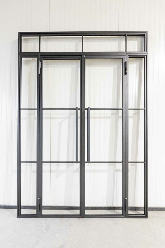 Stahl Meister Stahlmeister Stahl Loft Tuer Glastrennwand Doppel Drehtuer Windfang Lofttuer Designtuer Glastuer 826a1558