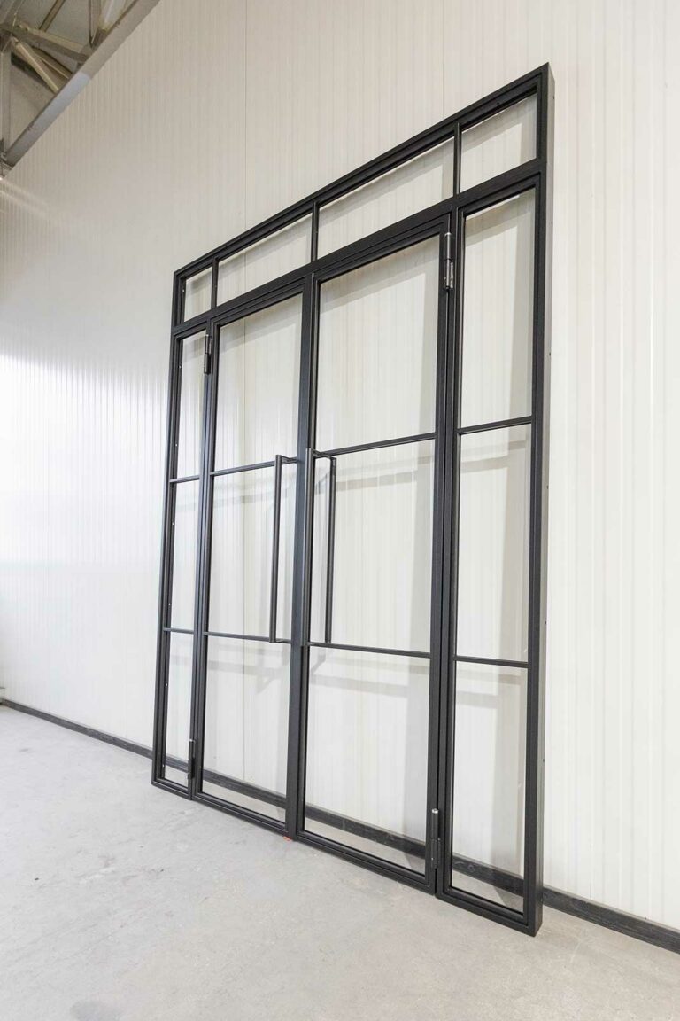Stahl Meister Stahlmeister Stahl Loft Tuer Glastrennwand Doppel Drehtuer Windfang Lofttuer Designtuer Glastuer 826a1559