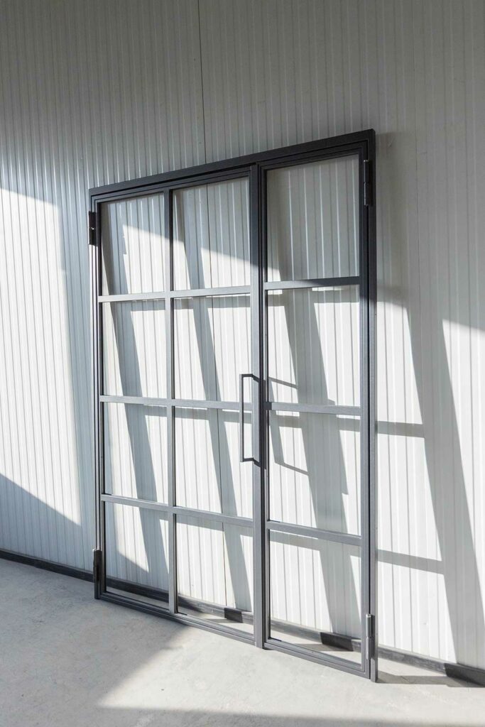 Stahl Meister Stahlmeister Stahl Loft Tuer Glastrenwand Windfang Drehtuer Bedarfsfluegel Gehfluegel Kantriegel Glastuer Lofttuer 826a1438