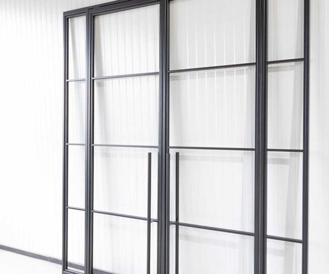 Stahl Meister Stahlmeister Stahl Loft Tuer Lofttuer Glastrennwand Doppeltuer Pivottuer Schwingtuer Stahltuer Glastuer Metallrahmen Windfang 826a1567