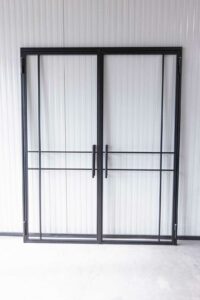 Stahl Meister Stahl Loft Doppel Tuer Drehtuer Windfang Deisgntuer Glastuer Stahlrahmen Lofttuer 826a2136