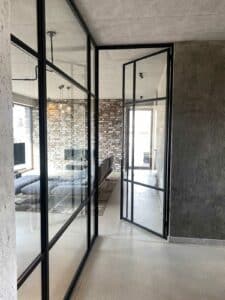 Stahl Meister Stahl Loft Tuer Glastrennwand Raumteiler Raumtrenner Windfang Loftdoor Img 7153