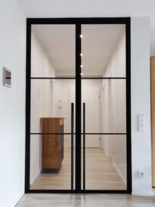 Stahl Meister Stahl Loft Tuer Doppeltuer Lofttuer Drehtuer Winfang Stahltuer Glastuer 110551