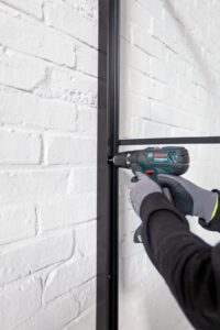 Stahl Meister Montage Stahl Loft Tür Markierung setzen
