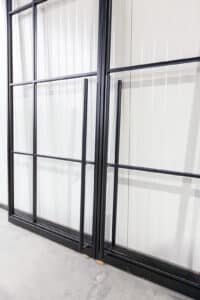 Stahlmeister Stahl Loft Tür, Stahltuer, Dopeltür, Pivottür, Zugstange, Schwingtür