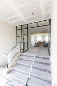 Stahlmeister, Stahl Loft Tür, Doppeltür, Raumtrenner, Lofttür, Oberlicht, Stahl Loft Tür, Seitenteil