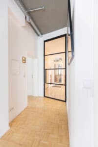 Stahl Meister Drehtür, Lofttür, Stahl Loft Tür, Designtür, Stahlrahmen, Metalltür, Loft Bauelement