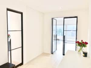 Stahl Meister Stahl Loft Tür, Pivot Tür, Flachzarge, Schwingtür, Designtür, Einzeltür und Doppeltür