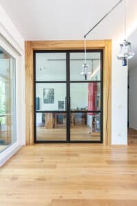 Stahl Meister Stahl Loft Drehtür, Doppeltür, Doppel-Drehtür, Lofttür, Stahltür, Metallrahmen, Glastür