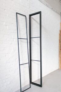 Stahl Meister Montage Stahl Loft Tür Markierung setzen, Element fertig.