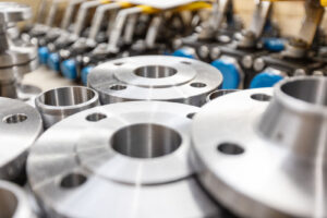 Stahl-Meister Werkhalle Industriefabrik Schneider Fittinge, Flansche, Rohre