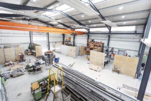 Stahl-Meister Werkhalle Industriefabrik Schneider Werkhalle Manufaktur