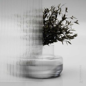 Stahl-Meister Furmaniak Slim Line Lofttür Estriado Glas