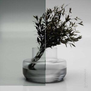 Stahl-Meister Furmaniak Slim Line Lofttür ESG grau getöntes Glas