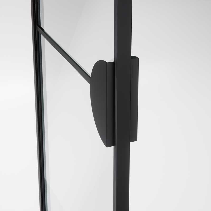 Stahl-Meister Furmaniak Slim Line Lofttür Türdrücker Beschlag Winkel Griff halbrund Griff