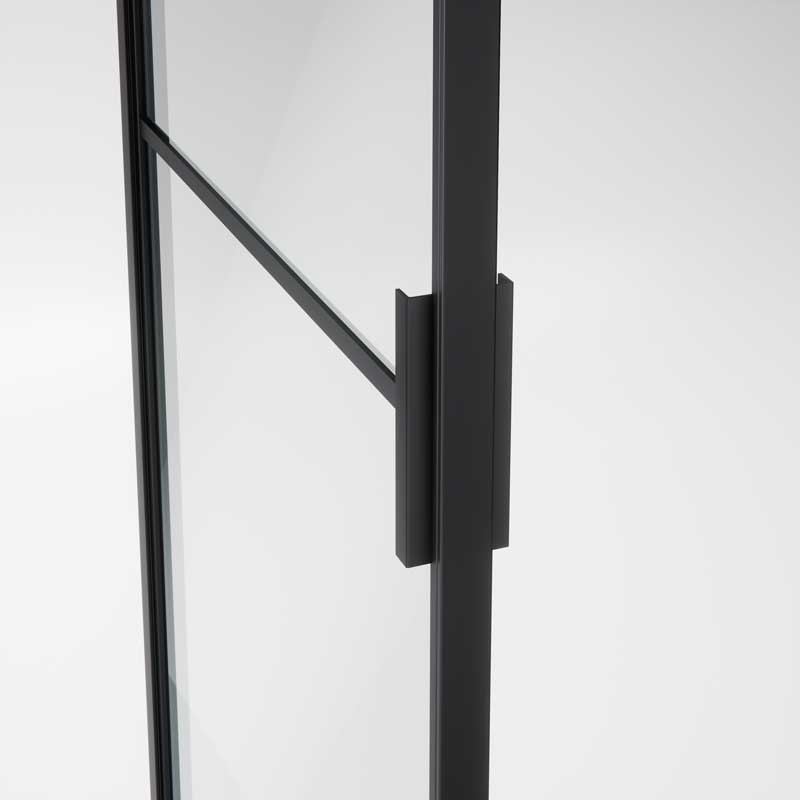 Stahl-Meister Furmaniak Slim Line Lofttür Türdrücker Beschlag Winkel Griff 200mm kurz