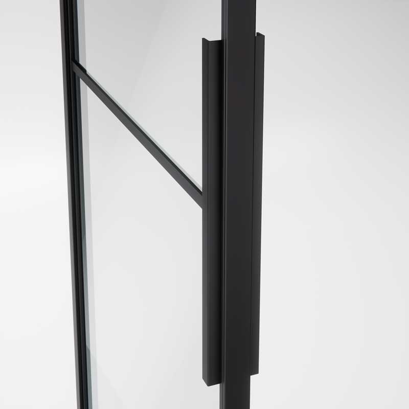 Stahl-Meister Furmaniak Slim Line Lofttür Türdrücker Beschlag Winkel Griff 500mm lang