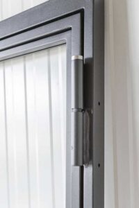 Stahl Meister Design Line Lofttür Stahlrahmen Glas Schwarz Scharnier - hochqualitative Glastrennwände und Lofttüren